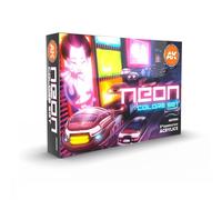 SET DI PITTURE ACRILICHE AK11610 3RD GEN NEON COLORI 6X17ML