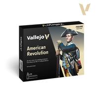 Set Di Pitture American Revolution |VALLEJO|70259| 16x18ml Modello Char Promo