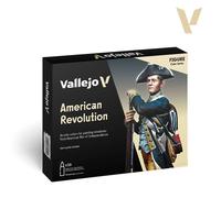 Set Di Pitture American Revolution |VALLEJO|70259| 16x18ml Modello Char Promo