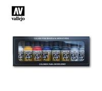 Set Di Pitture Colori Di Base |VALLEJO|71174| 8x17ml Modello Char Promo