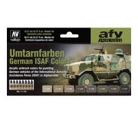Set Di Pitture Umtarnfarben German Isaf Colors |vallejo|71159| 8x17ml