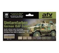 Set Di Pitture Umtarnfarben German Isaf Colors |vallejo|71159| 8x17ml