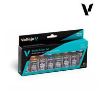Set Di Pitture Wargames Basics |VALLEJO|70260| 8x18ml Modello Carro Promozionale