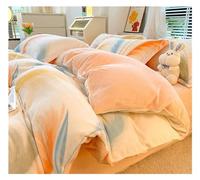Set di Piumini TFBHL Set di coperture per copripiumini Invernale Set di Latte in Velluto da 4 Pezzi Set di coperture per Trapunta da Letto Calda Set di coperture per Copripiumino (Colore: d,