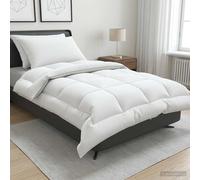Set di piumone e cuscini 3 pz 135x220 cm 4 stagioni 350 GSM
