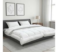 Set di piumone e cuscini 3 pz 240x260 cm 4 stagioni 200+300 GSM