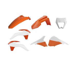 SET DI PLASTICHE KTM EXC/EXC-F '14-'16 (RESTYLING) INCLUSO PARAFANGO A