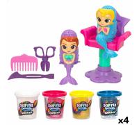 Set di Plastilina Cra-Z-Art Softee Dough Capelli sirenas [4 Unità]