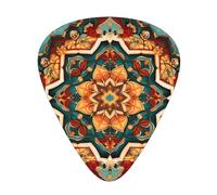 Set di plettri per chitarra, 12 pezzi, con stampe a colori ricchi, disponibili in 3 spessori, adatti per chitarre acustiche ed elettriche