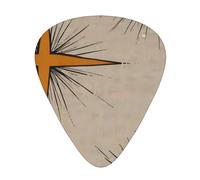 Set di plettri per chitarra a croce, 3 diversi spessori, 12 pezzi per una varietà di strumenti