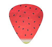 Set di plettri per chitarra con anguria rossa, confezione da 12 pezzi, regalo per chitarra acustica per plettri, plettri con scatola trasparente