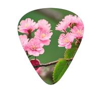 Set di plettri per chitarra con fiori di ciliegio rosa, materiale ABS di alta qualità, vari spessori, migliora la tua esperienza di suono
