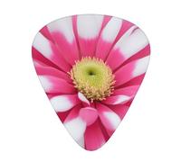Set di plettri per chitarra con fiori rosa e bianchi, materiale ABS di alta qualità, vari spessori, migliora la tua esperienza di suono