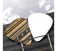 Set di plettri per chitarra con motivo affreschi faraonici egiziani - (sottile/medio/spesso), ampiamente compatibile con tutti i tipi di strumenti a corda,