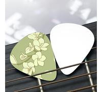 Set di plettri per chitarra con motivo Begonia Cartoon - (sottile/medio/spesso), ampiamente compatibile con tutti i tipi di strumenti a corda,