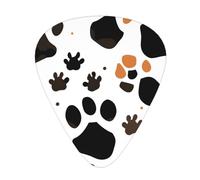Set di plettri per chitarra con stampa di zampa di animale, materiale ABS di alta qualità, vari spessori, migliora la tua esperienza di gioco