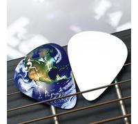 Set di plettri per chitarra Cosmic Earth Patterned (sottile/medio/spesso), ampiamente compatibile con tutti i tipi di strumenti a corda,