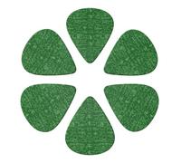 Set di plettri per chitarra in celluloide classica, equazioni matematiche e formule, gesso bianco, confezione da 6 palette per mandolino, basso e chitarra acustica, scelta del musicista, 0,46-0,96