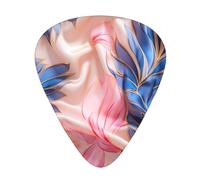 Set di plettri stampati in seta, 12 pezzi, sottili, medi e spessi, adatti per chitarra, basso, chitarra elettrica e ukulele