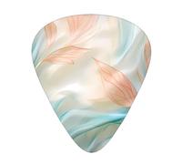 Set di plettri stampati in seta liscia, 12 pezzi, sottili, medi e spessi, adatti per chitarra, basso, chitarra elettrica e ukulele