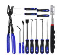 Set di plettro e gancio, plettro per gancio, Strumenti automobilistici per meccanici, Set di strumenti di prelievo da 13 pezzi, estrattore di guarnizioni per rimuovere la guarnizione dei tubi di manut