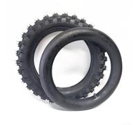 Set di pneumatici 14 x 2,50-10 con camera d'aria in butile spesso, stelo valvola curva e diritta, maggiore trazione sul bagnato e resistenza alla foratura per scooter fuoristrada (bocca dritta)