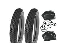 Set di pneumatici 2x 4,00-19 RIESA Rinforzati per Ural Dnepr BMW-Oldtimer