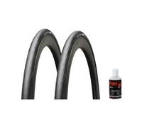 Set di pneumatici da strada hutchinson blackbird racing lab tubeless ready 700 mm neri prodotto preventivo protect air max