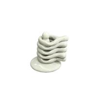 Set di poggia bacchette e supporti per bacchette in porcellana bianca con portauova, supporto per bacchette in ceramica e vassoio per uova sode per tavolo da pranzo (grigio)