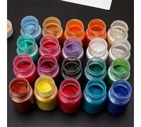 Set Di Polvere Di Pigmento Di Coloranti In Pura Resina Epossidica Con 20 Colori Diversi, Polvere Di Mica Minerale, Strumenti Creativi Per Il Fai Da Te Tessuto non tessuto