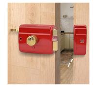 Set Di Pomelli For Porte A Mortaio Vintage Con Chiave Scheletrata, Eleganti Pomelli For Porte Antiche In Legno, Ingressi Anteriori E Stanze Interne, Struttura In Ferro Resistente