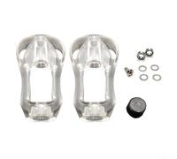 Set di pomelli per mulinello da pesca in acrilico per bobine modificate da baitcasting, 2,8 g, 36 x 21 mm, include blocco, viti e guarnizioni, compatibile con torneo, Tatula, serie Fuego (colore