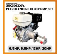Set Di Pompe Idrauliche Honda A Benzina HI/LO, 6.5HP, 9.5HP, 13HP, 20HP, Mobile
