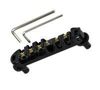 Set Di Ponti A Sella Per Chitarra Elettrica Set Di Cordiere Per Chitarra A 6 Corde Accessorio Di Ricambio Per Chitarra (Color : Black)