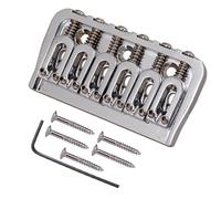 Set Di Ponti Fissi Per Chitarra Elettrica Hardtail Da 52,5 Mm Per 6 Corde Parti del ponte