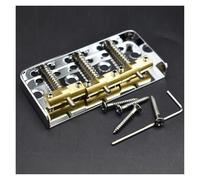 Set Di Ponti Per Chitarra 1 Set Di Ponticelli Corti A Doppio Carico Con Lati Tagliati E Sellette In Ottone Compensate Per Chitarra TL(Silver)