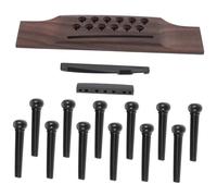 Set Di Ponti Per Chitarra Chitarra Acustica Folk A 12 Corde Ponte In Palissandro Sella Inferiore Chiodo Superiore E Cuscino