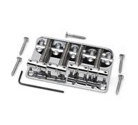Set Di Ponti Per Chitarra Cordiera Fissa Per Basso Elettrico A 4 Corde(Silver)