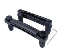 Set Di Ponti Per Chitarra Per LP SG Chitarra Stop Bar Tailpiece Ponte Con Ancore E Perni(Black)
