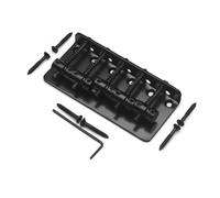 Set Di Ponti Per Chitarra Ponte E Cordiera Per Basso Elettrico A Cinque Corde In Metallo(Black)