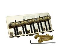 Set Di Ponti Per Chitarra Selle In Ottone Cromate Per Ponticello Basso(Gold)