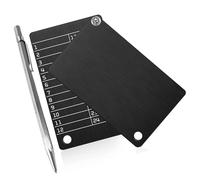 Set di portafogli permanenti in alluminio include 2 portafogli e strumento per incisione per set di penne per incisione BIP39