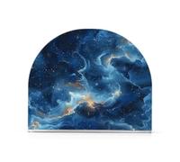Set di portatovaglioli acrilici blu navy con pittura ad acquerello per bagno, ristorante titolari indipendenti per tovaglioli di stoffa decorazioni per la casa per esterni, sala da pranzo