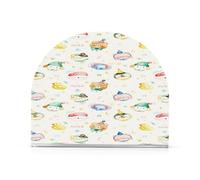 Set di portatovaglioli in acrilico carino e colorato con animali dei cartoni animati per feste, matrimoni, eventi, distributore di tovaglioli quadrato autoportante, decorazione per la casa per esterni