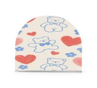 Set di portatovaglioli in acrilico con orsi blu in stile cartone animato carino per bagno, ristorante freestanding tavolo tovagliolo dispenser decorazione domestica per bagno, ristorante 1Pack