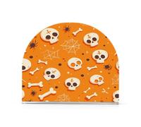 Set di portatovaglioli in acrilico con teschio di Halloween ragnatela per picnic Bar Rustico freestanding tavolo tovagliolo dispenser decorazione per la casa per Picnic Bar Rustico