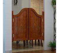 Set di porte a battente in legno rustico per bar, portico, ingresso, 101,6 cm, doppia porta a battente, con cerniere e kit di ferramenta, per bar, portico, ingresso, affascinante finitura rustica