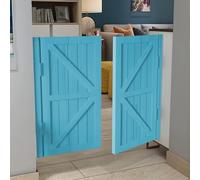 Set di porte a battente per saloon - Set di doppie mezze porte da 71/35/100/119 cm, con chiusura automatica, cerniere e ferramenta, perfette per bar, portico, cucina, bagno, decorazione per la casa