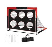 Set di porte da calcio, design pop, 122 cm di larghezza x 91 cm di altezza, rettangolari, pieghevoli e portatili, per sport e feste di lancio sul campo da gioco e sul giochi
