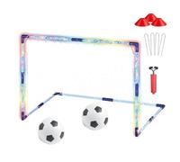 Set di porte da calcio per bambini per il cortile, set di porte da calcio pop-up per bambini, attrezzatura sportiva portatile per parco giochi al coperto, spiaggia, allenamento, palestra, giochi di